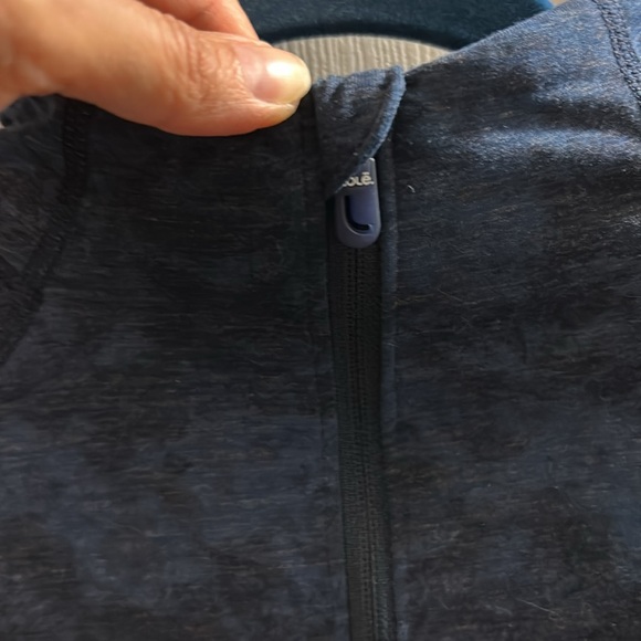 Long sleeve LOLE floral pattern half zip - Picture 2 of 4